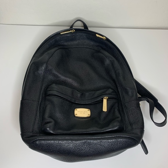 Michael Kors black leather backpack main image 10